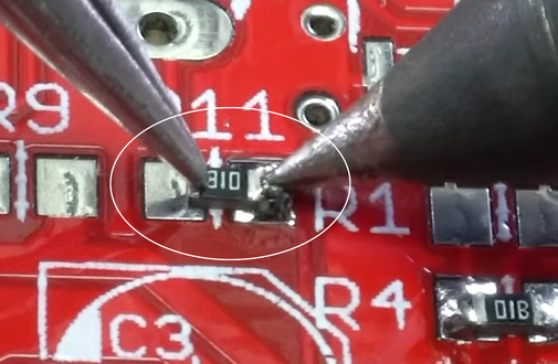 Kuidas joota plaadile SMD komponente