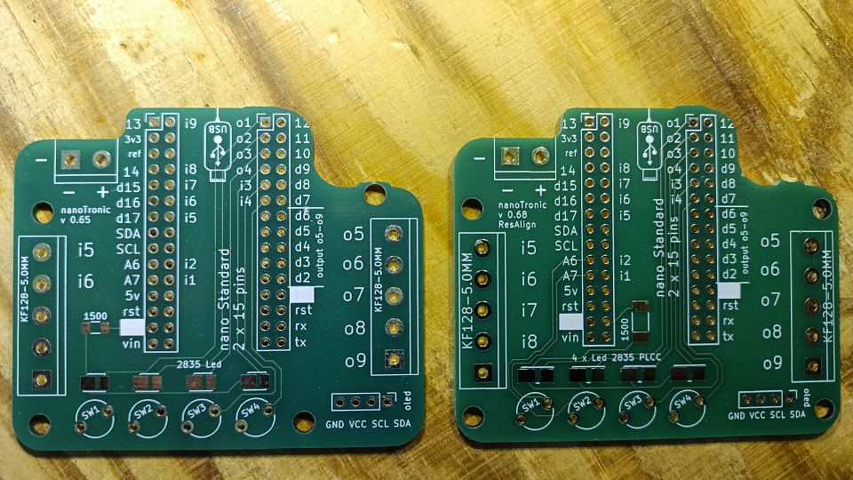 Versioonide 0.68 ja 0.65 erisuste v�rdlus
