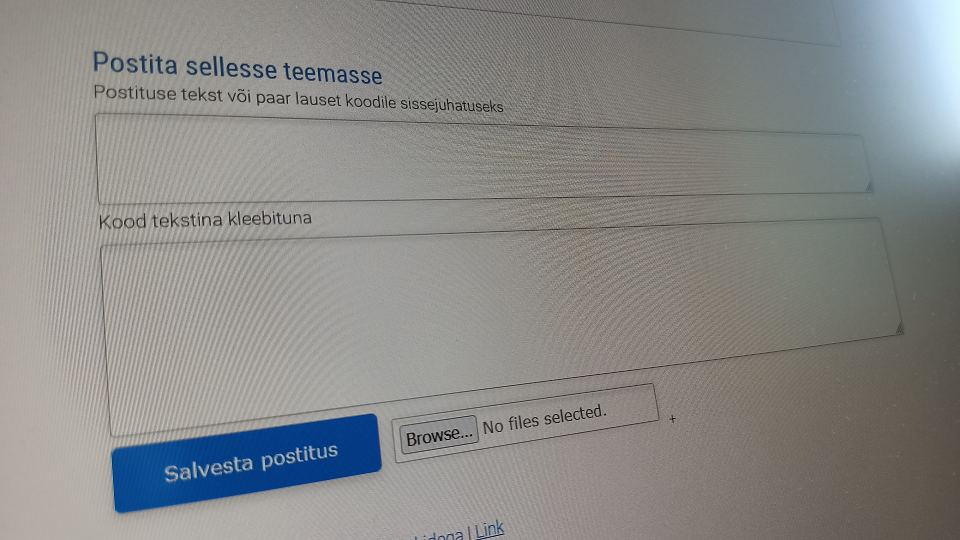 Tere tulemast koodikeskkonda