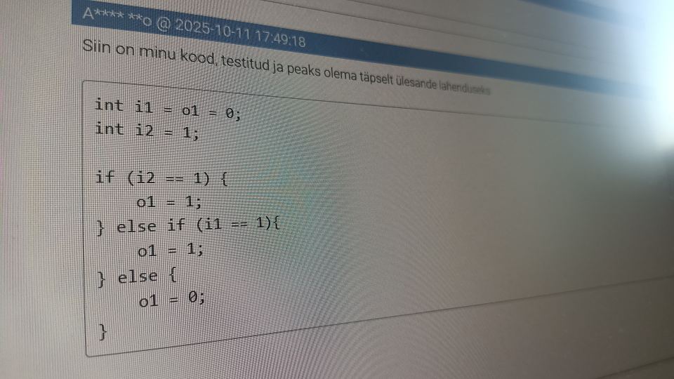 Tere tulemast koodikeskkonda
